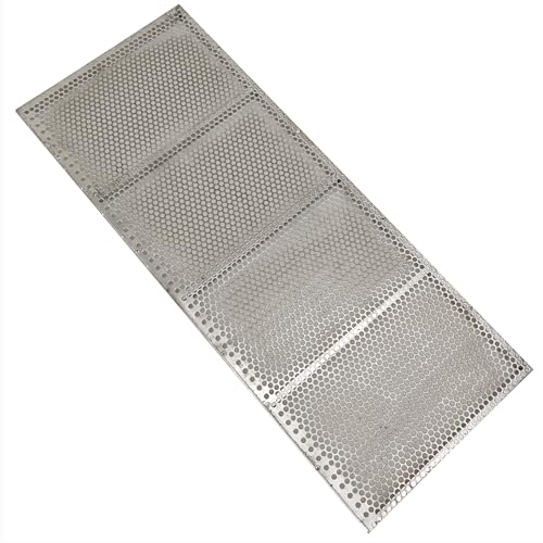 HQHAOTWU 8mm Round Hole Linear Vibrating Screen Sieve Mesh for JG40-95 Double Layer Straight Vibrating Sifter(for Upper Layer)