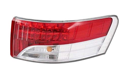Image of TVP Trade Vehicle Parts.co.uk Compatible With Rear Light Lamp Led Outer Section Right O/S Toyota Avensis Saloon 2009-2011