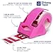 Fragile Packing Tape with Pink Dispenser – Pink & Burgundy Heart Design, 1.88
