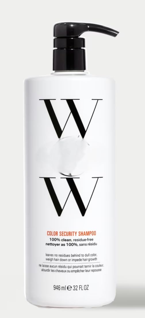 Shampoo Color Security, formula senza solfati per capelli trattati, protezione UV e difesa dallo sbiadimento, per colori vivaci e duraturi, qualità professionale da salone di bellezza, 946 ml