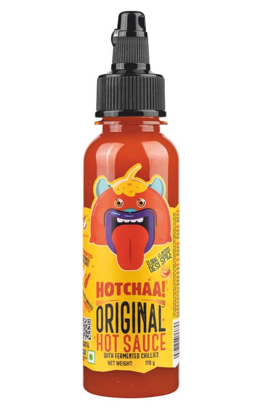 HOTCHAA Original Hot Sauce 170 Grams - New Launch: With Fermented Chillies, Light, Pungent, Sharp, Spicy, Flavourful, Small Batch Production Using Premium Ingredients, No Msg, Vegan, No Oil (B0D95TSBGJ) Amazon Price History, Amazon Price Tracker