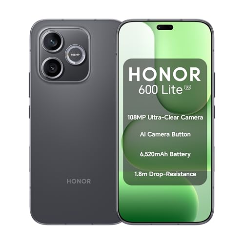 HONOR 600 Lite 5G 8GB/256GB Schwarz (Velvet Black) Dual-SIM