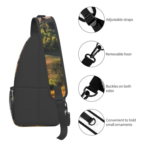 Bolso Pequeño de Hombro Tipo Sling para Senderismo miniatura 5