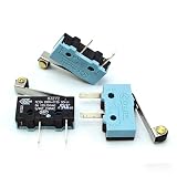 Compatible with Compatible Replacement for Crouzet 83272 Micro Switch, SPST-NO 2-Pin, Long Hinge Lever with...