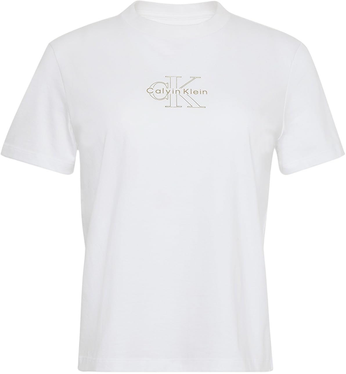 Calvin Klein Donna T-Shirt Maniche Corte Classic Tee Scollo Rotondo