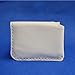 Handmade Genuine Leather Card Holder with Snap Closure - Ultra Slim Minimalist Wallet, Hand-Stitched Compact Front Pocket Card Case for Men & Women (Off-white)