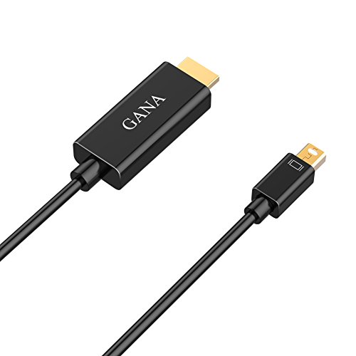 GANA Adaptador Mini DisplayPort a HDMI Cable, Mini DP a HDMI Cable...
