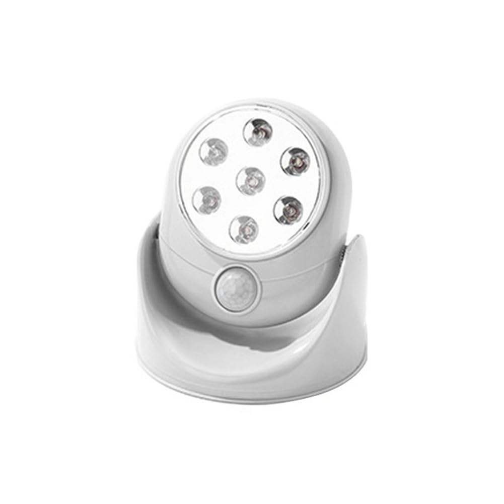 Cosmin Light 7 Led Wireless 360 Degrees Rotation Motion Activated Sensor Ultra Bright Night Automatic Infrared Lamp Wall Lamp