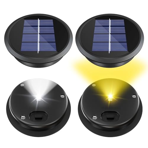 4 Pack Solar Light Replacement Top, Replacement Solar Light Parts