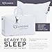 Lincove Cloud Natural Canadian Down Pillow, White Luxury Sleeping Pillow - 625 Fill Power, 500 Thread Count Cotton Shell, Made in Canada, Queen - Firm, 1 Pack