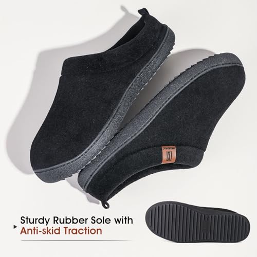 MERRIMAC Men's Slip on Slippers Comfy Memory Foam Non Slip Indoor House Shoes - Image 6