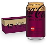 Coca-Cola Zero Sugar Cherry Vanilla, 12 Fl Oz Cans, 12 Pack