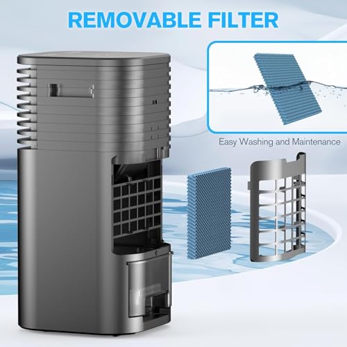 Flowbreeze DL3-06 Windowless Portable Air Conditioner, 15H Timer & 120°Oscillation, 3-In-1 Portable Ac Unit With Remote, 2-Gal Tank, 3 Modes & 3 Speeds, Ultra-Quiet 24 Inch Ventless Swamp Cooler For Room Home Office thumb #8