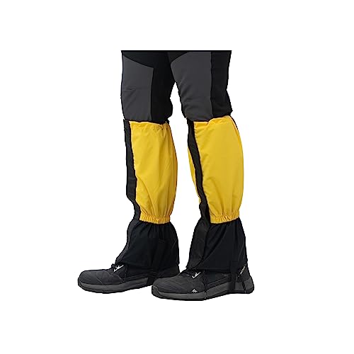 Image of Gokyo Kaza Shoe Gaiters Essential Gaitor for Water & Snow Prevention from Entering from Shoe Mouth -Yellow