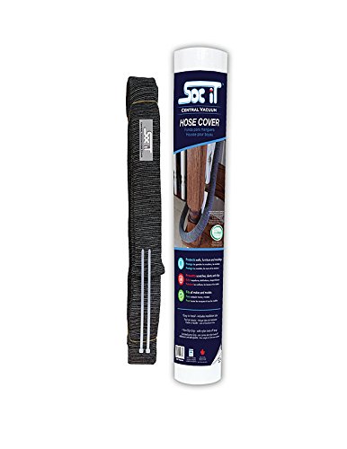 Soc It Central Vacuum 30' Knitted Hose Cover with Installation Tube