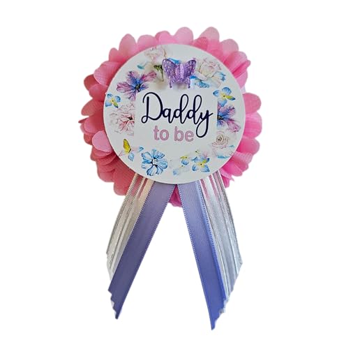 Image of Butterfly Theme Baby Shower or Pregnancy Announcement Party Favors, Baby Shower Decorations, Baby Shower Invitations, Baby Shower Invites, Baby Shower Gifts (daddy pin)