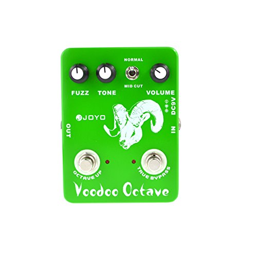 JOYO JF-12 Ultime Octava Fuzz/Octave Pédale avec Distorsion et Octave Guitare Effets Deux en Un