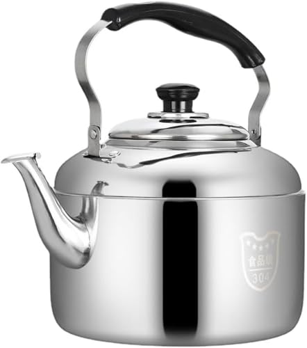 やかん 304ステンレス鋼のティーケト 4L/5L/6L/7L/8L/10L/12L 笛ふきケットル お洒落 笛吹タイプ 大容量 お湯 沸かす 広口 ガス火IHオール熱源対応 ティーケトルストーブトップ 304食品グレード 大容量 笛吹き機能 広口 多熱源