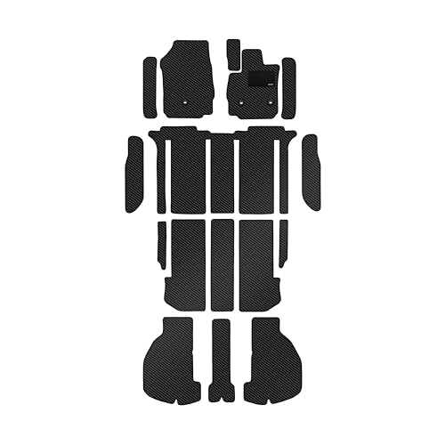 【防水マット】Aviles アルファード ヴェルファイア 30系 フロアマット【カーボン柄】(07:形状【7】)