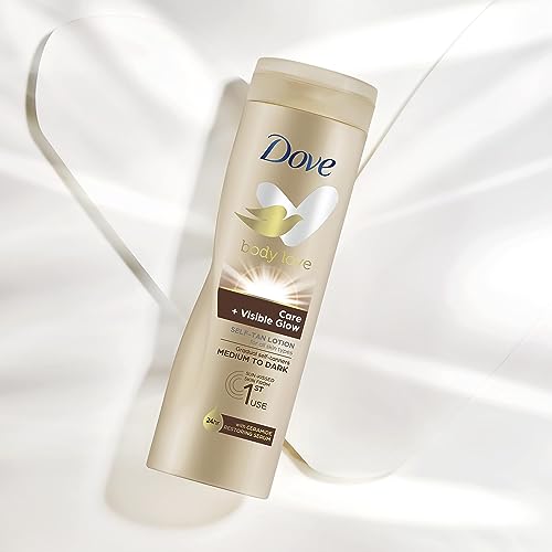 Dove Loción corporal autobronceadora para piel de tono medio a oscuro Dove Summer Revived que mantiene la hidratación de la piel, 6 x 200 ml - imagen 3