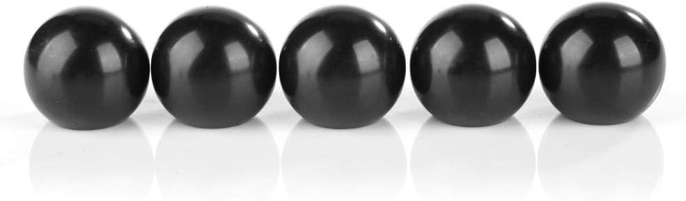 Ball Knob Handles, 5pcs BM6×25 Round Bakelite Ball Gear Lever Shift Knob Machine Tool Replacement Copper Insert, Machine Handle Knob, Game Ball Handle