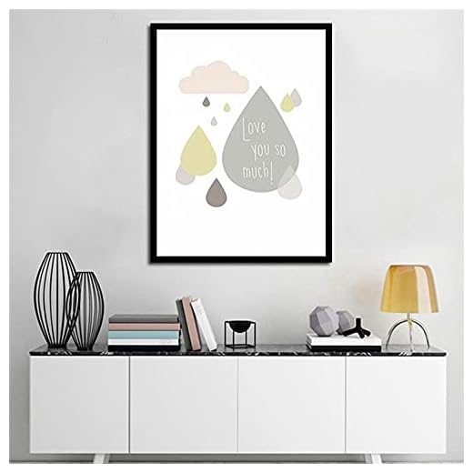 Nordisk stil Barndekoration Bilder Svartvita djur Kaninbarn Väggkonstmålning för vardagsrum Heminredning 60x90cm