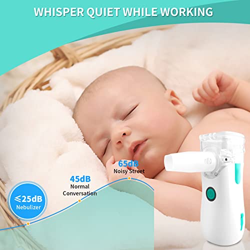 Accistella Portable Nebulizer Machine For Adults And Kids, Handheld Nebulizer For Home & Travel Use #TOP5