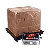 PEC Industrial Floor Scale, Accurate Digital Warehouse Pallet Scales 10000LB/1LB with NTEP Certified Indicator Legal for Trade 48x60
