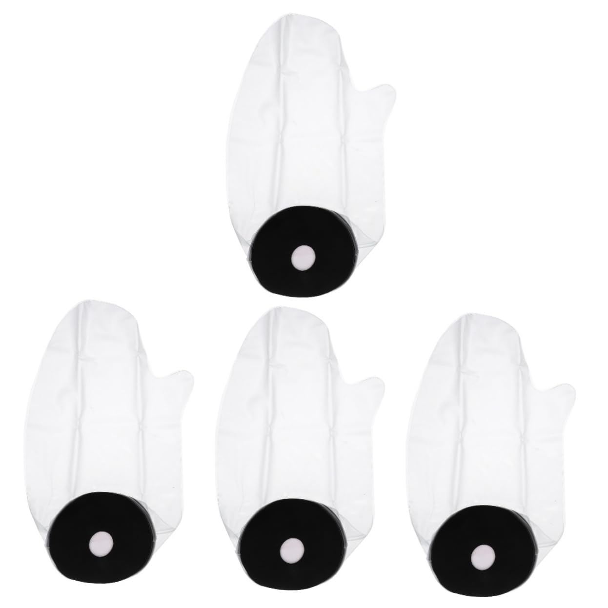 Gatuida 4 Stück wasserfeste Hülle badehauben shower caps Armgussabdeckung gipsschutz wasserfeste verbände pratzen boxen elastische Füße Rollen Gießen Kind Wanne