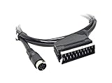 Xoro AV3 Audio/Video Adapterkabel (für HRT 8772/8780, SCART, 1,5 Meter, ACC400513) schwarz