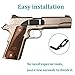 ZOEKIM Gun Belt Clip for 1911, Low Profile Slim Gun Clip Holster, Easy to Carry