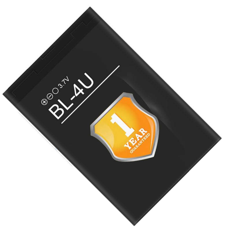Image of Original BL-4U Battery Compatible for Nokia 5330 Xpress Music | 5530 Xpress Music | 5730 Xpress Music - (1110mAh) - 1 Year Warranty K7