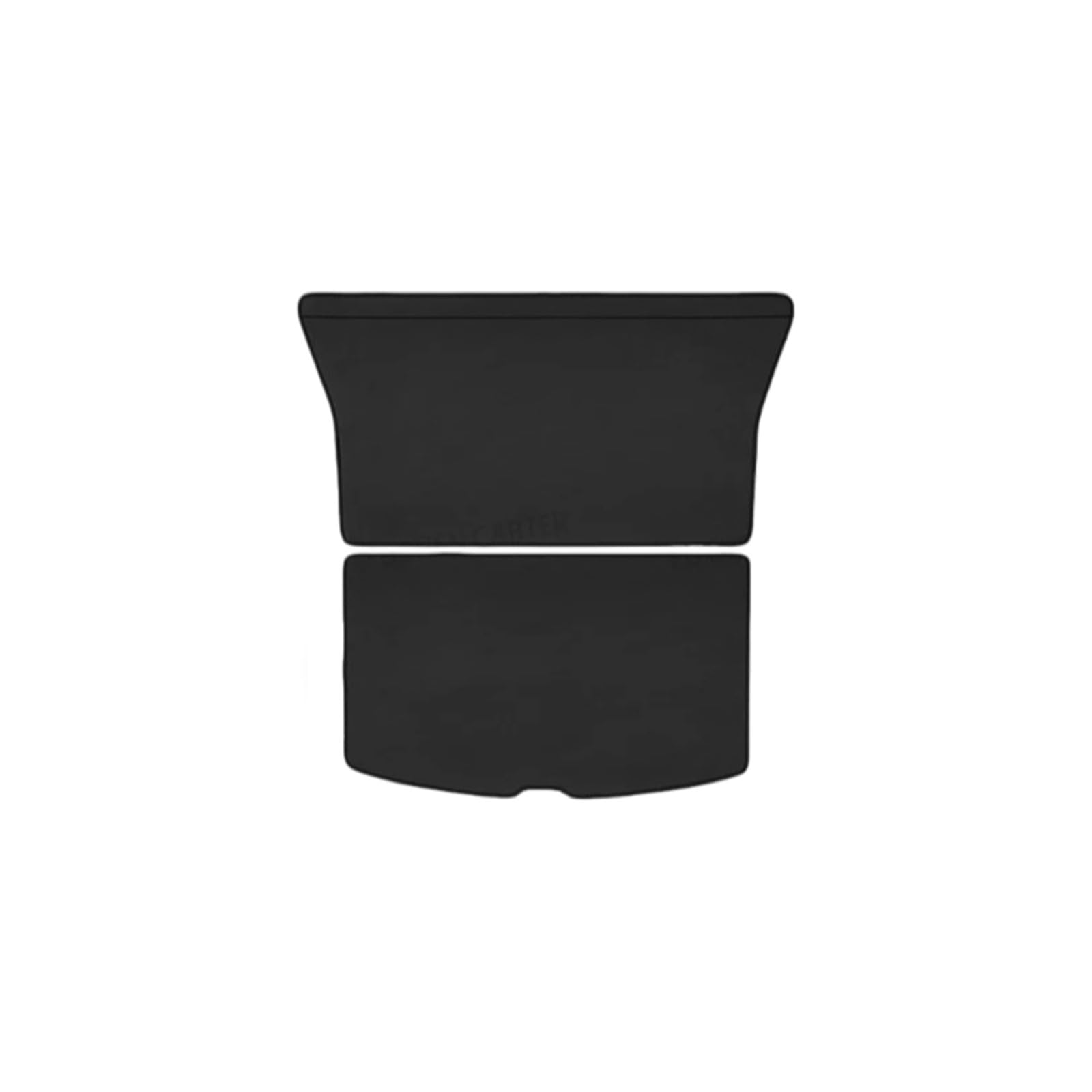 Zestaw mat do bagażnika Pasuje Do Tesla Maty Bagażnika Pełne Pokrycie Bagażnika Obie Osłony Boczne Oparcie Siedzenia Podkładka Ochronna Wykładzina Bagażnika(Trunk mat 2pcs)