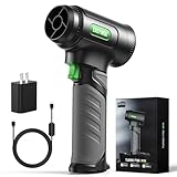 EasyWox Cordless Car Dryer Air Blower, 756W 1200G Turbo Air Blower for Drying Cars, Electric Leaf Blower for Patio/Lawn/Garage/Snow, 8×3000mAh Battery w/USB-C Fast Charging, Lightweight & Portable