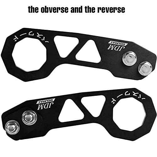 Eioumax Rear Tow Towing Hook For Universal Car Auto Trailer Ring Aluminum Racing Trailer Hook Black #TOP3