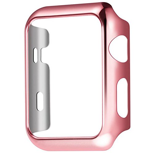 Apple Watch Series 2 Case, TitanFan Electroplate PC Hard Protective Case for Apple Watch Series 2 All Models 2016 (Rose Gold, 38MM)