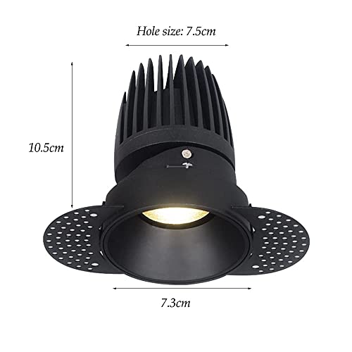 Proyector LED de techo 12W antideslumbrante con luz neutra 4000K 3