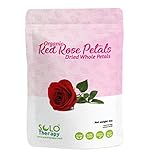 Organic Red Rose Petals 4 oz. , Dried Rose Petals , Rose Tea, Pétalos de Rosas Rojas, Cosmetics , Food Grade, Food Decorating , Product From Egypt, Packaged in the USA