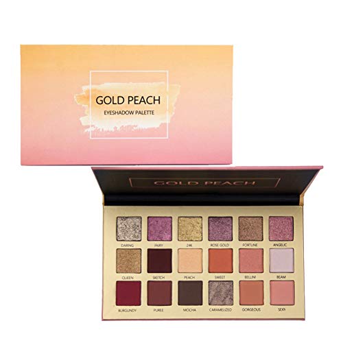 ROMANTIC BEAR 18 couleurs palette de fard à paupières maquillage de yeux mat chatoyant or rose très pigmenté (A)