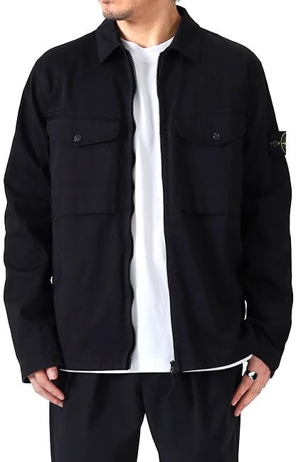 ストーンアイランド] ガーメントダイ シャツジャケット K1S151200128