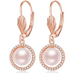 D2- rose-8mm pearl