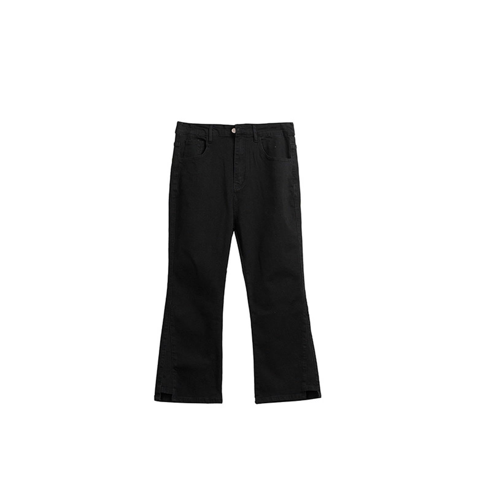 Jean de Printemps Grande Taille Gros mm Plus Poids 200 Livres Jean évasé élastique - Bleu - 3XL