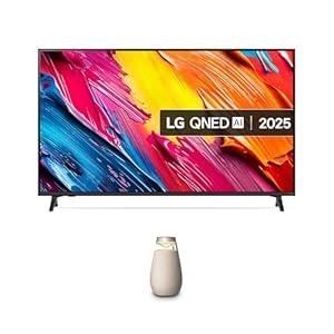 LG 65QNED70A6A 65-Inch QNED AI 4K UHD Smart TV bundle with X02 Portable Bluetooth Multi-Directional Speaker, 15H Battery Life, IP55 Waterproof
