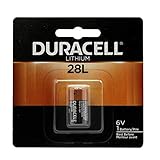 Duracell 28L Lithium Battery Replacement for 46V 2CR11108, L544, PX28L