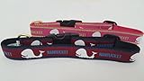 Geronimo's & Cold Noses Nantucket Whale Collar (XS Narrow, Maroon)