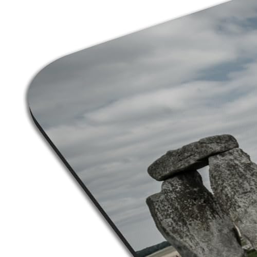 Set de table antidérapant caoutchouc noir motif Stonehenge pour protéger votre table - 4