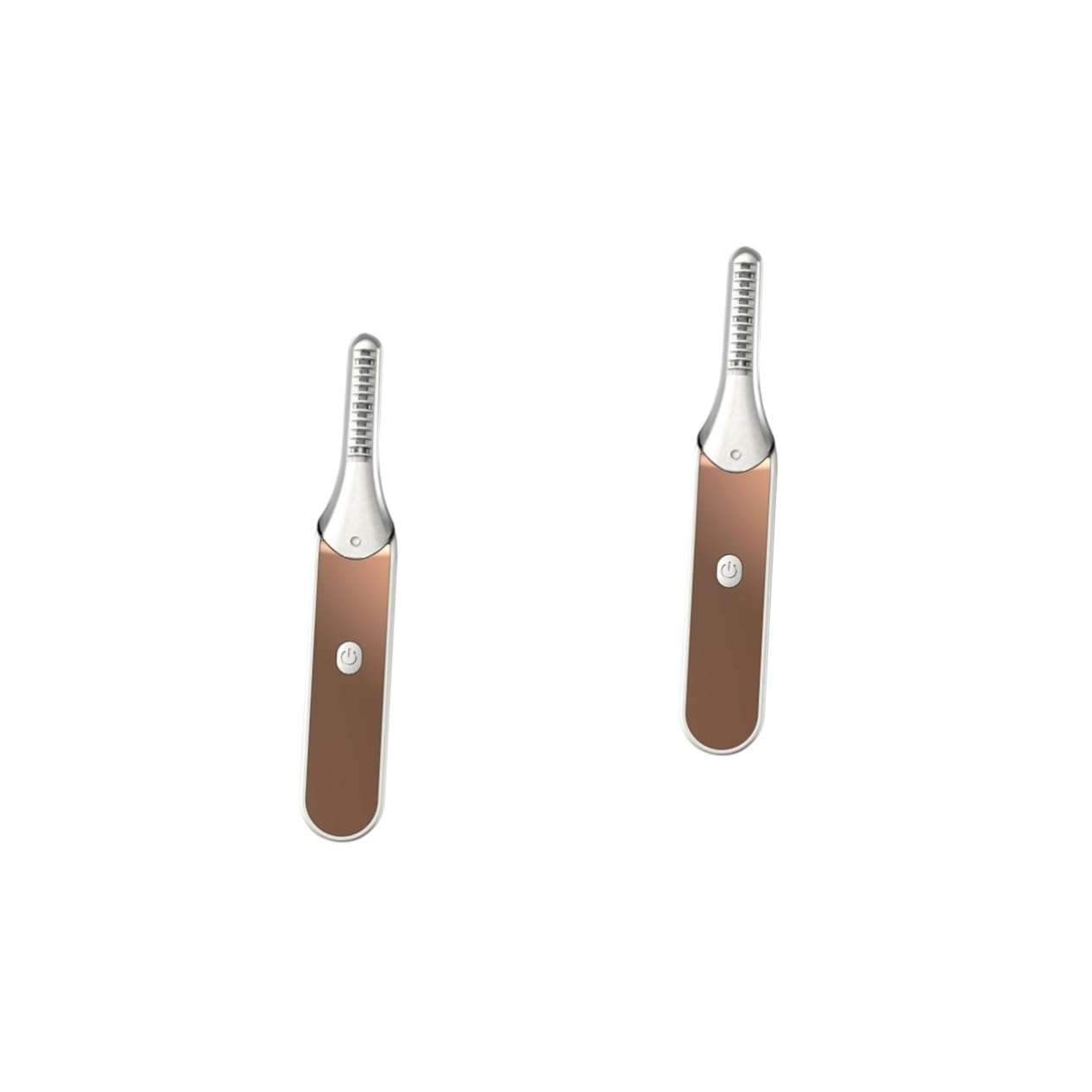 Beaupretty 2piezas Rizador De Pestañas Eléctrico Calentado Herramienta De Maquillaje Portátil Para Pestañas Curvas Naturales Efecto Rápido y Fácil De Usar Para Viajes y Ocasiones