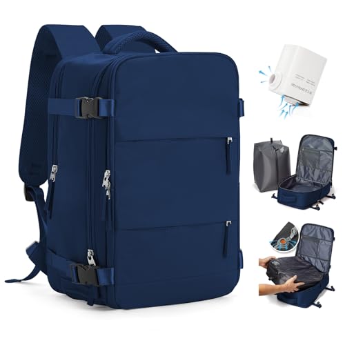 Sac à dos voyage avec pompe et compression sous vide intégrée HPLQQ