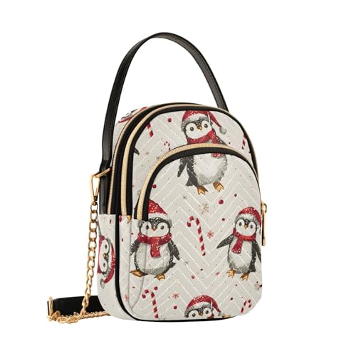 Sac à main pingouin de Noël pour sorties hivernales et fêtes