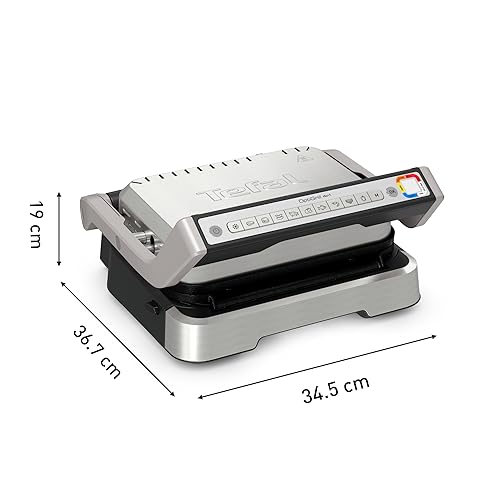 Plancha rectangular Tefal OptiGrill 4in1 GC774D de 600 cm? para cocinar sin humo dentro de casa 4